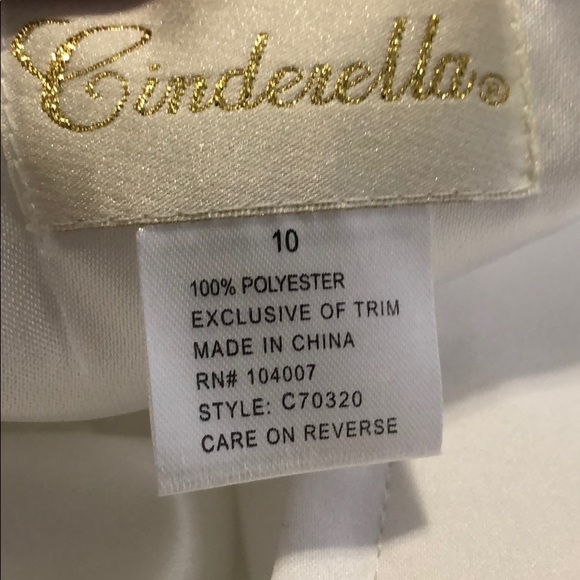 FORMAL WHITE YOUTH DRESSS - Picture 4 of 4